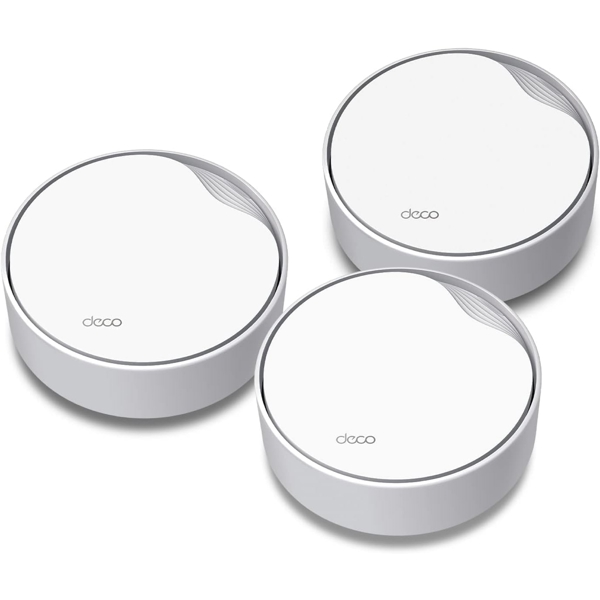 როუტერი TP-Link Deco DECO X50-POE(3-PACK) AX3000, 2402 Mbps, Whole Home Mesh Wi-Fi System, White