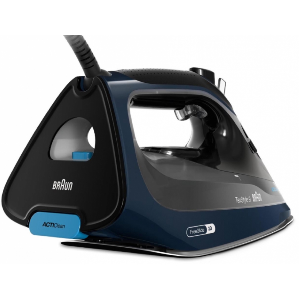 ორთქლის უთო Braun SI9682DB, 3200W, 330ML, Steam Iron, Blue