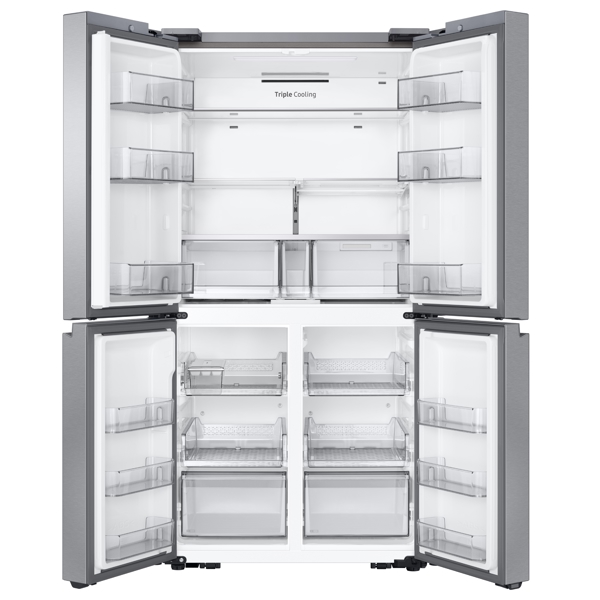 მაცივარი Samsung RF65DG90B0SRWT, 602L, A+, No Frost, Refrigerator, Silver