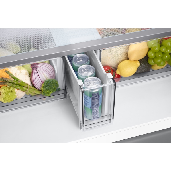 მაცივარი Samsung RF65DG90B0SRWT, 602L, A+, No Frost, Refrigerator, Silver