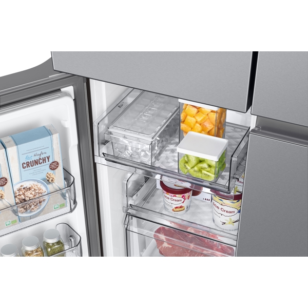 მაცივარი Samsung RF65DG90B0SRWT, 602L, A+, No Frost, Refrigerator, Silver