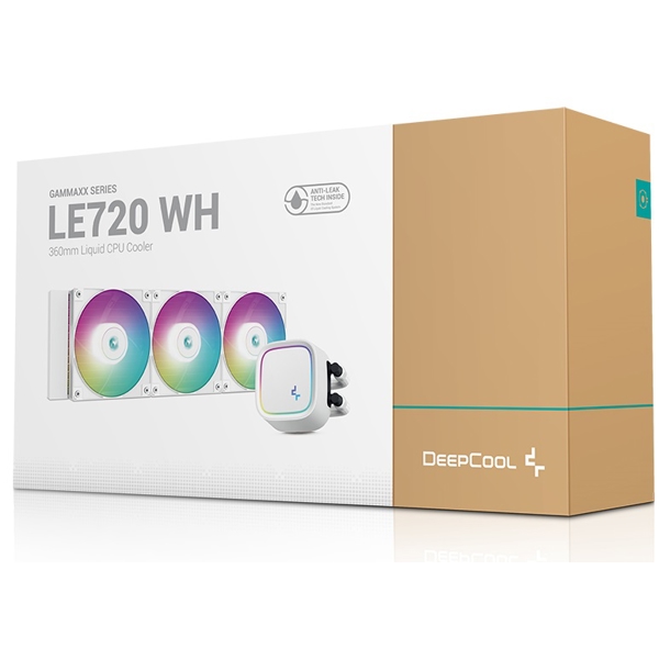 Deepcool LE720 WH, 120mm, 2250RPM, Liquid Cooling, White