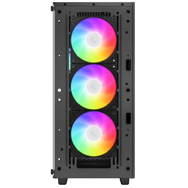 ქეისი Deepcool CC560 ARGB V2, Computer Case, Mid-T, Mini-ITX, Micro-ATX, ATXFront, USB2.0, USB3.0, Audio, Black
