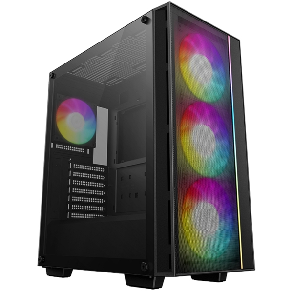 ქეისი Deepcool MATREXX 55 MESH V4, Computer Case, Mini-ITX, Micro-ATX, ATXFront, USB3.0, Audio, Black