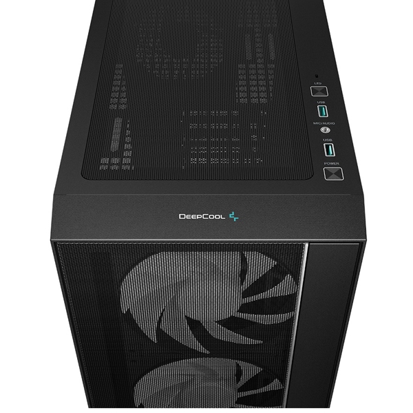 ქეისი Deepcool MATREXX 55 MESH V4, Computer Case, Mini-ITX, Micro-ATX, ATXFront, USB3.0, Audio, Black