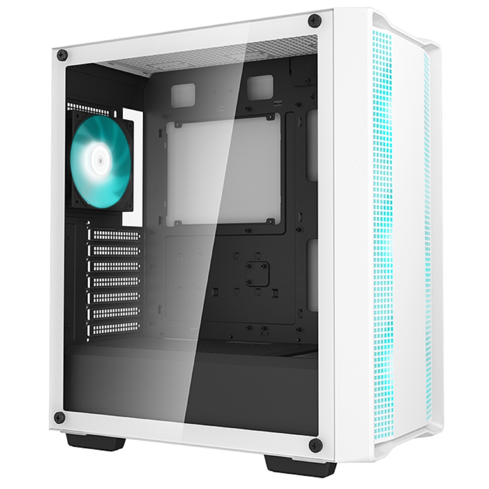 Deepcool CC560 WH V2, Computer Case, MidT, Mini-ITX, Micro-ATX, ATX, USB3.0, USB2.0, Audio, White