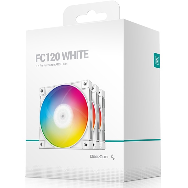 ქულერი DeepCool FC120 WHITE- 3 IN 1, 120mm, 1800RPM, Cooler, White