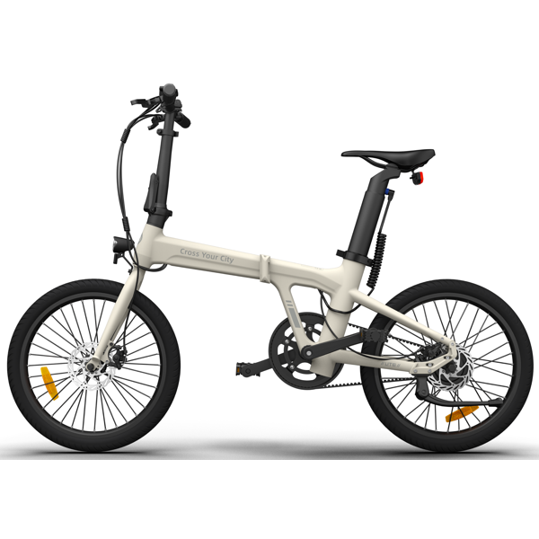 ADO A20 Lite, 350W, Smart APP, Folding Electric Bike, 30KM/H, Ivory