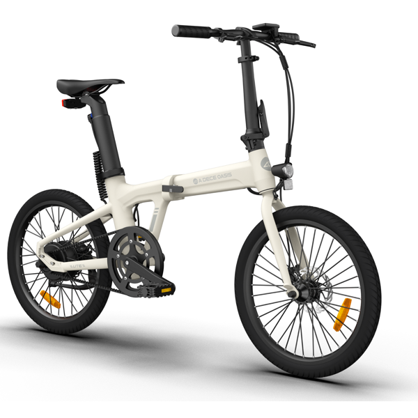 ელექტრო ველოსიპედი ADO A20 Lite, 350W, Smart APP, Folding Electric Bike, 30KM/H, Ivory