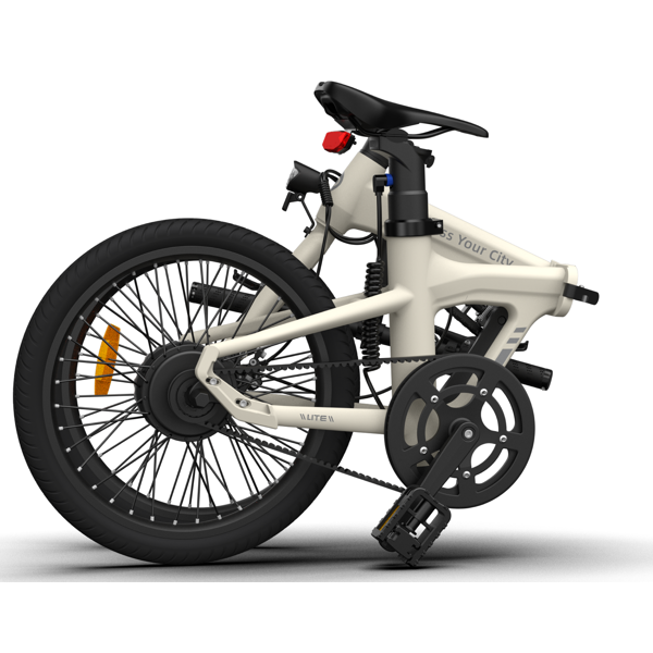 ADO A20 Lite, 350W, Smart APP, Folding Electric Bike, 30KM/H, Ivory