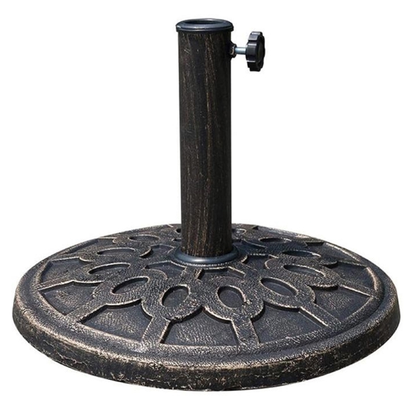 ქოლგის სადგამი Domino HY-052, Stand For Umbrella, Bronze