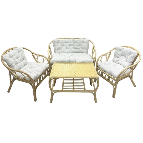 ბაღის ავეჯის ნაკრები Rattan 17051438, Garden Furniture Set, Beige