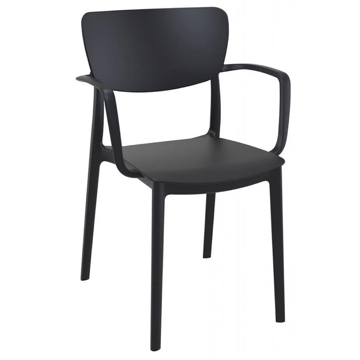 სკამი Lisa 126, Chair, Black