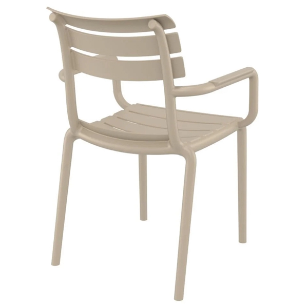 სკამი Paris 282, Chair, Grey/Brown