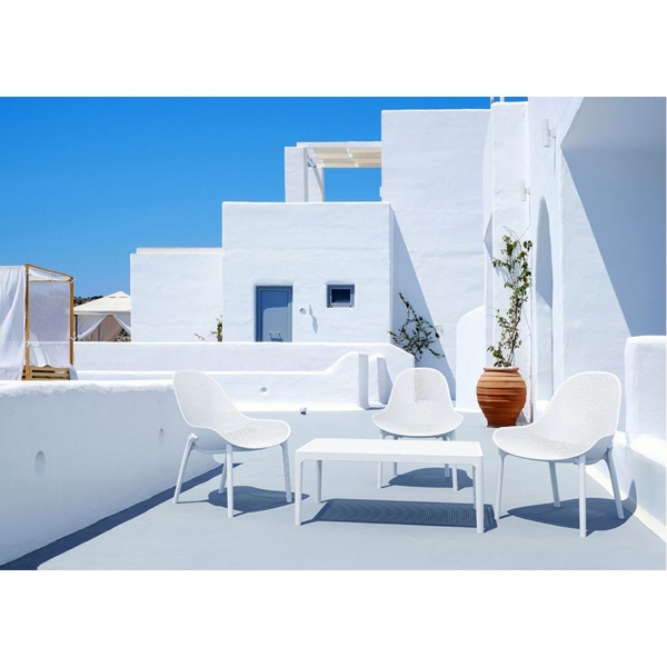 სკამი Sky Pearl lounge, Chair, White