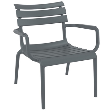 Paris Lounge 275, Chair, Dark Grey