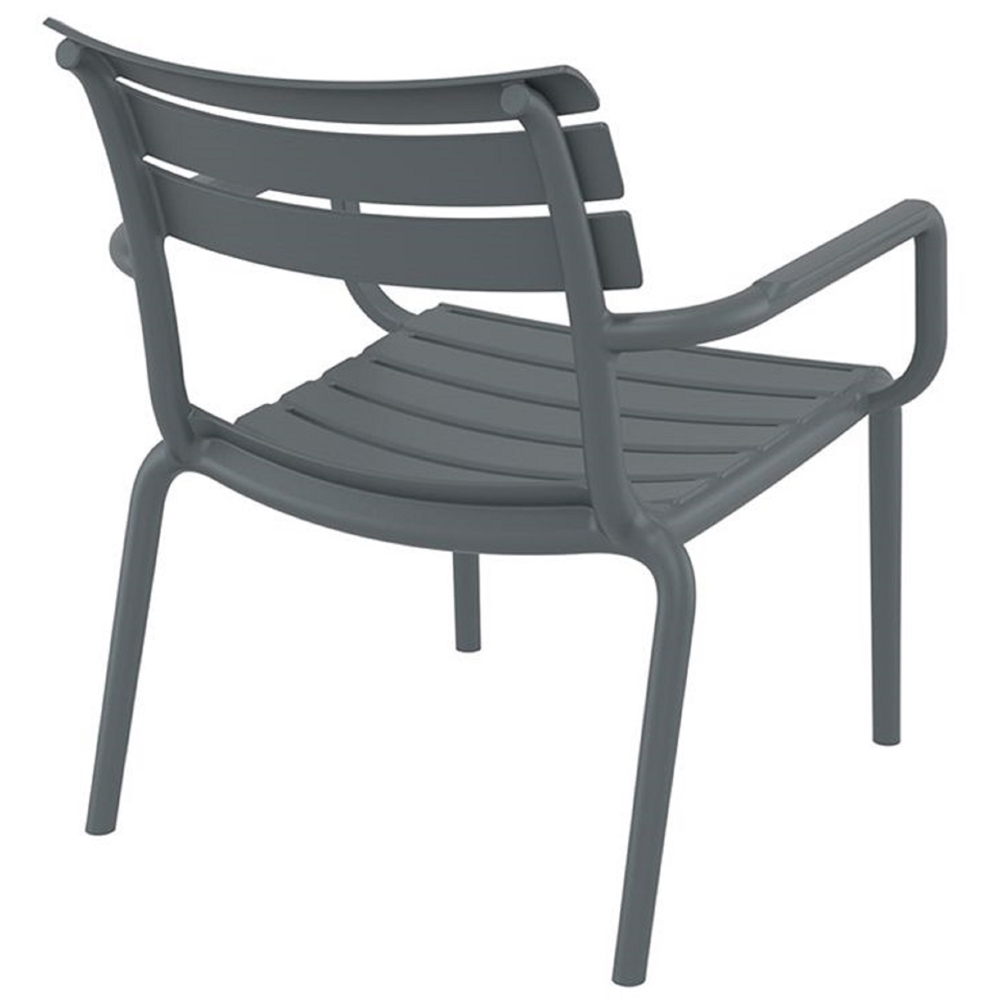 Paris Lounge 275, Chair, Dark Grey