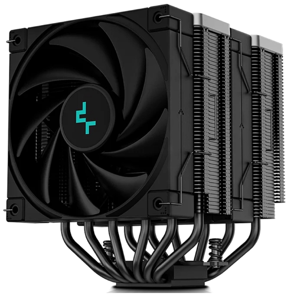 ქულერი Deepcool AK620 ZERO DARK, 120mm, 1850RPM, Cooler, Black