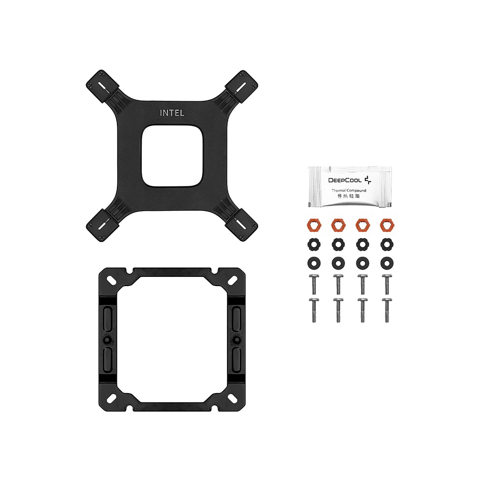 Deepcool AG500 BK ARGB, 120mm, 1850RPM, Cooler, Black