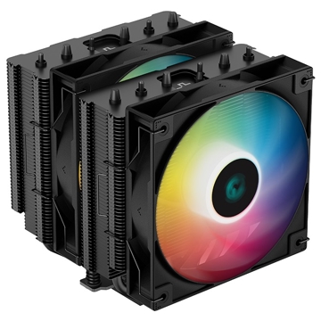 Deepcool AG620 BK ARGB, 120mm, 1850RPM, Cooler, Black