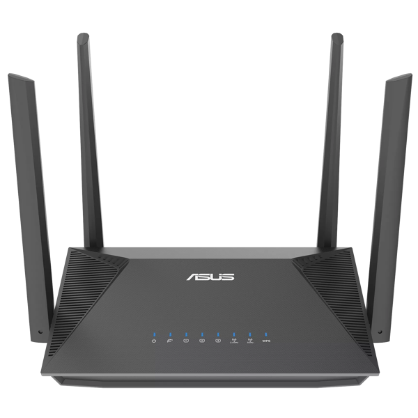 Asus 90IG08T0-MO3H00 RT-AX52 AX1800, 1800Mbps, Router, Black