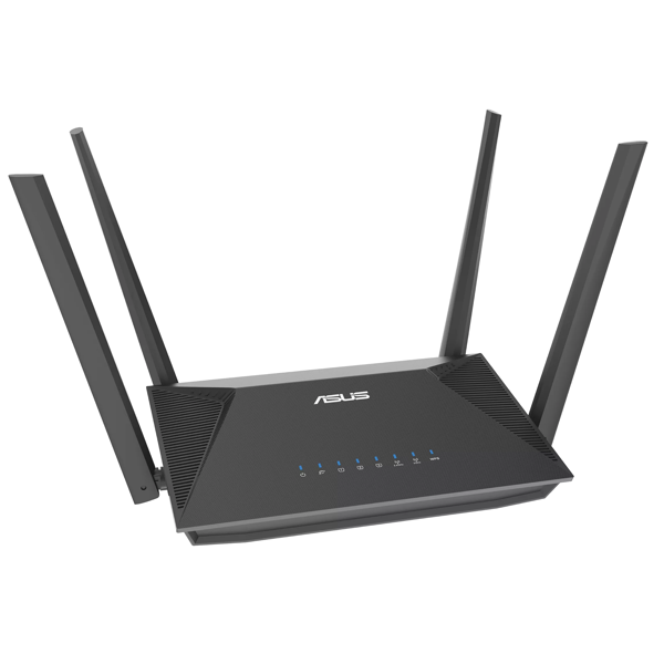 Asus 90IG08T0-MO3H00 RT-AX52 AX1800, 1800Mbps, Router, Black