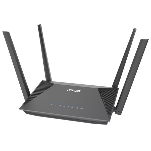 Asus 90IG08T0-MO3H00 RT-AX52 AX1800, 1800Mbps, Router, Black