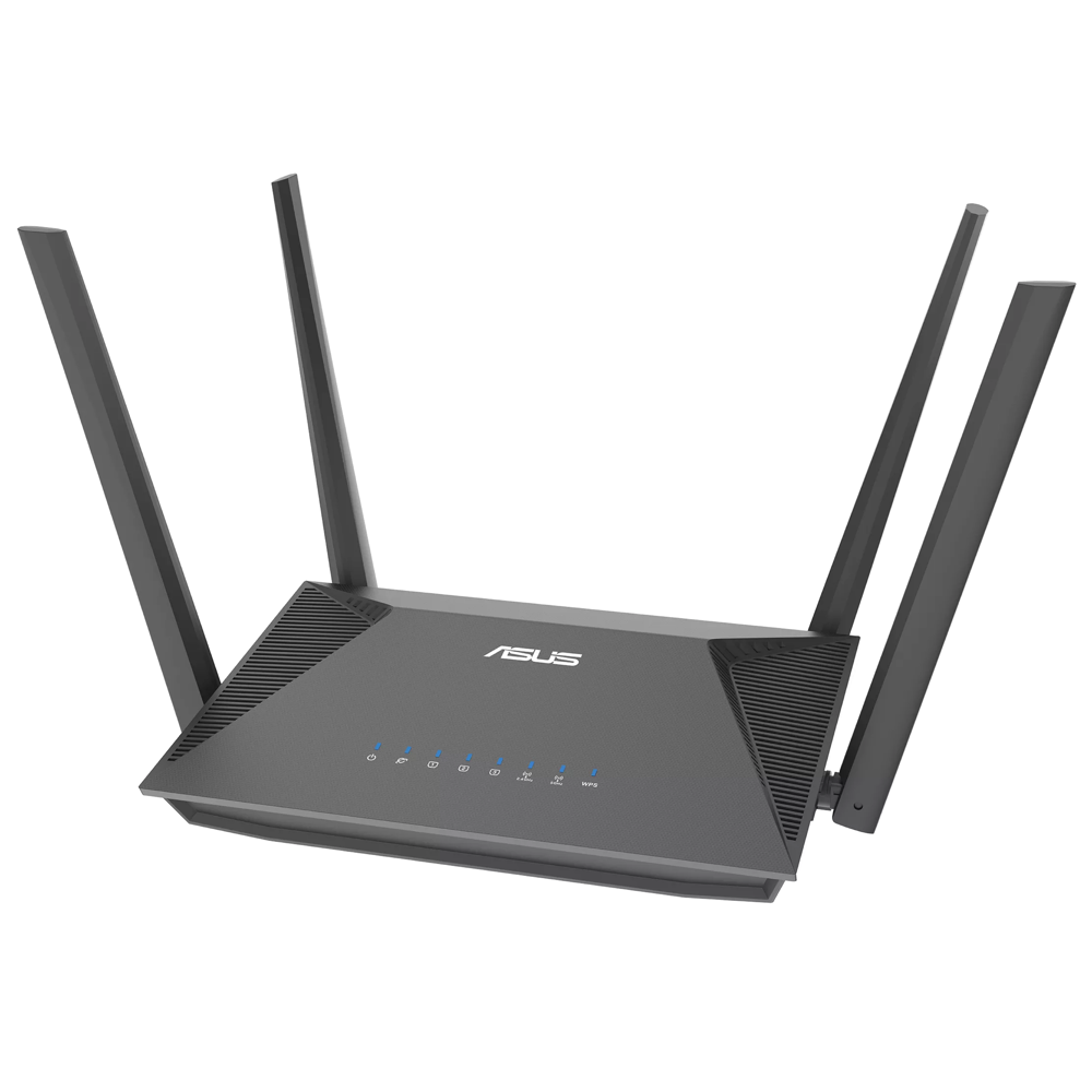 როუტერი Asus 90IG08T0-MO3H00 RT-AX52 AX1800, 1800Mbps, Router, Black