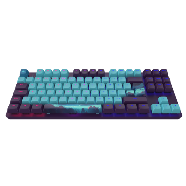 კლავიატურა Dark Project DPO87_GSHNSKYANSIEN One 87, Wired, USB, Gaming Keyboard, Night Sky