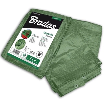 Bradas PL904/6, 4x6m, Reinforced Tarpaulin, Green