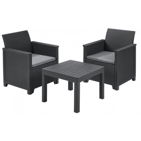 Domino Elodie 246123, Garden Furniture Set, Dark Grey