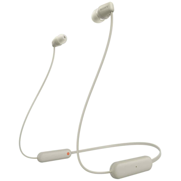 ყურსასმენი Sony WIC100, In-Ear Headphones, Wireless, Bluetooth, Beige