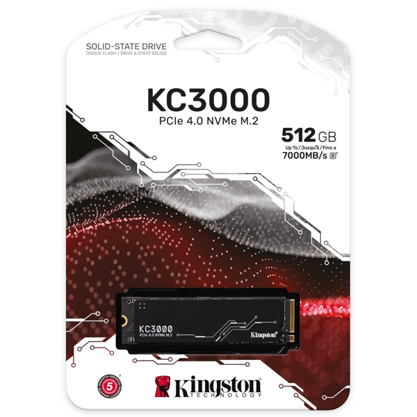 Kingston SKC3000S/512G, 512GB, M.2, Internal Hard Drive