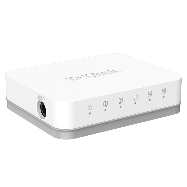 სვიჩი D-Link DGS-1005A/G1A, 5-Port Gigabit, Switch, White