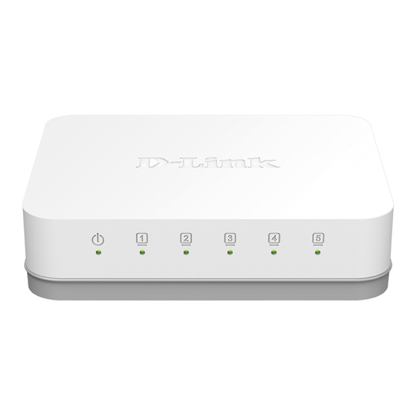 სვიჩი D-Link DGS-1005A/G1A, 5-Port Gigabit, Switch, White