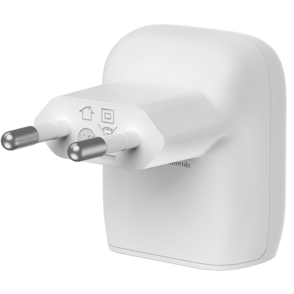 მობილურის დამტენი Belkin WCA006VFWH, 20W, USB-C, White