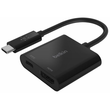 Belkin AVC002BTBK, USB-C To HDMI, Adapter, Black