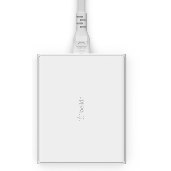 მობილურის დამტენი Belkin WCH010VFWH, 108W, USB, USB-C, White