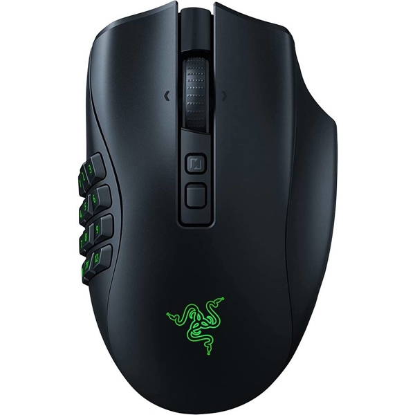 მაუსი Razer RZ01-04400100-R3G1 Naga V2 Pro, Wireless, RGB, USB, Bluetooth, Gaming Mouse, Black