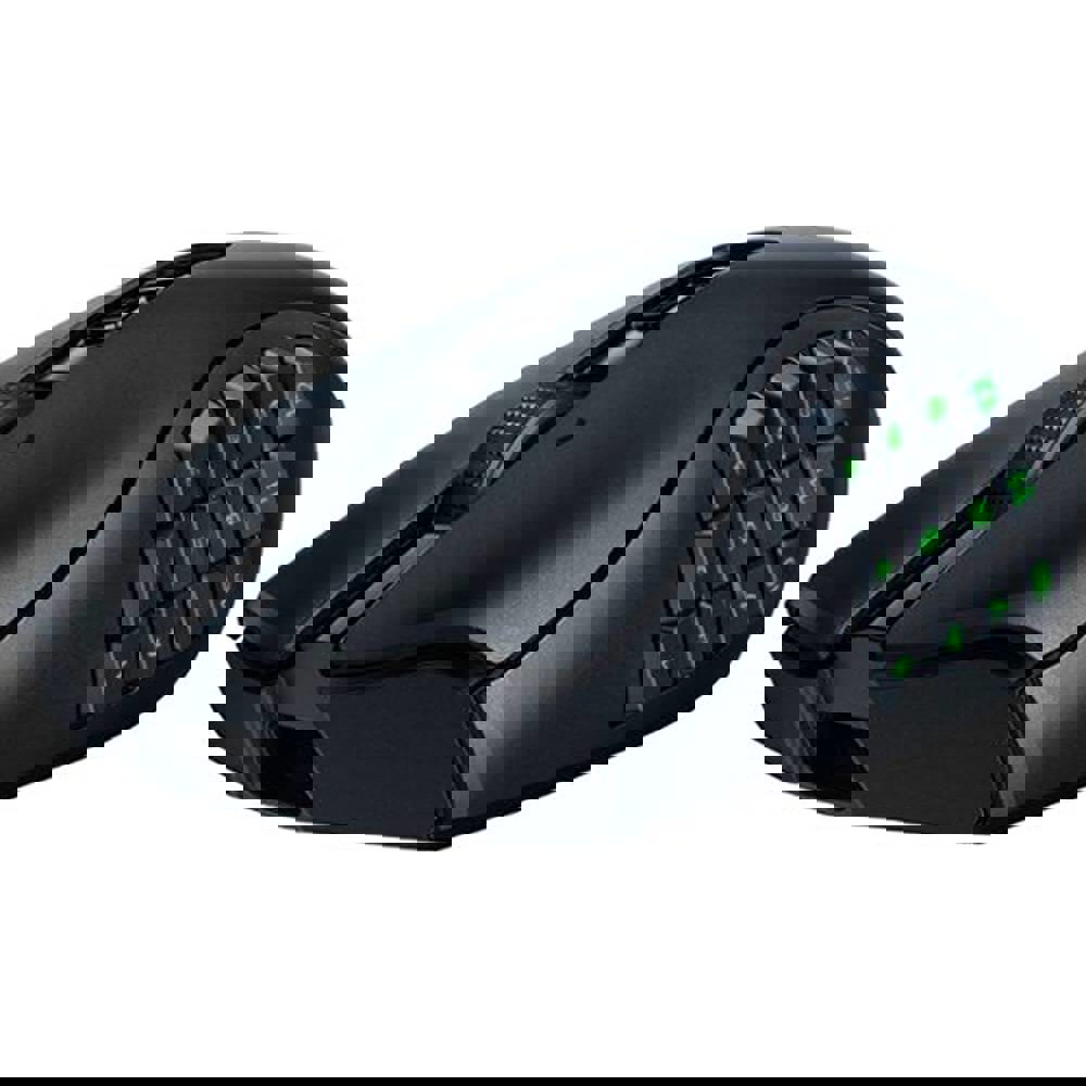 Razer RZ01-04400100-R3G1 Naga V2 Pro, Wireless, RGB, USB, Bluetooth, Gaming Mouse, Black