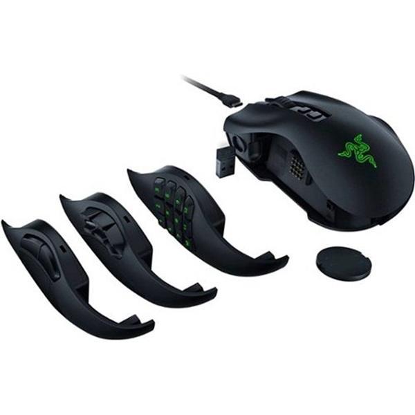 მაუსი Razer RZ01-04400100-R3G1 Naga V2 Pro, Wireless, RGB, USB, Bluetooth, Gaming Mouse, Black