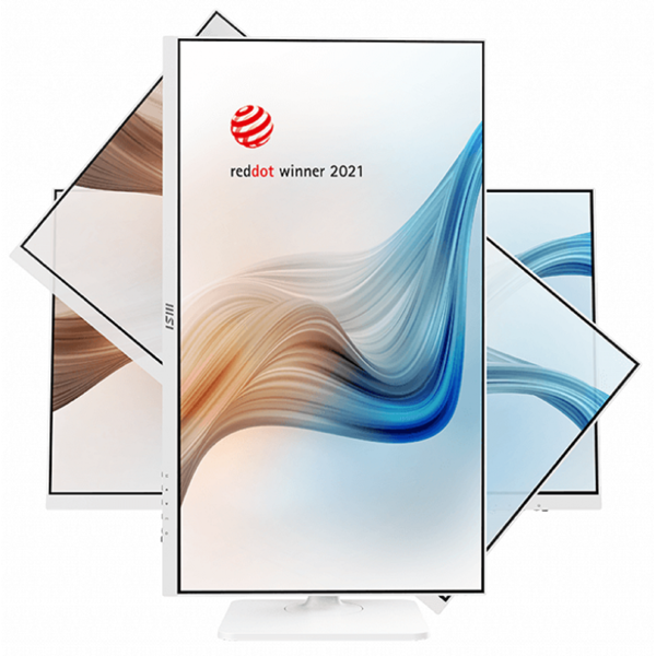 MSI MD272PW Modern, 27", Monitor, FHD, IPS, HDMI, DP, USB, USB Type-B, USB Type-C, White