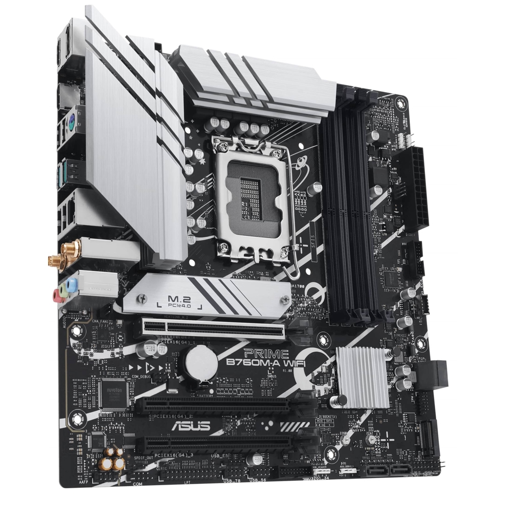 დედა დაფა Asus 90MB1EL0-M1EAY0 PRIME B760M-A WIFI, LGA 1700, DDR5, 128GB