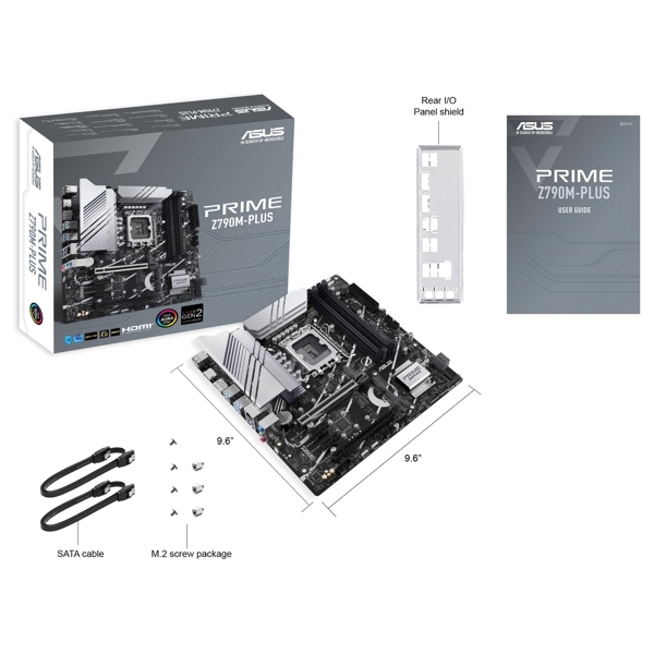 დედა დაფა Asus 90MB1E70-M1EAY0 PRIME Z790M-PLUS, LGA 1700, DDR5, 192GB