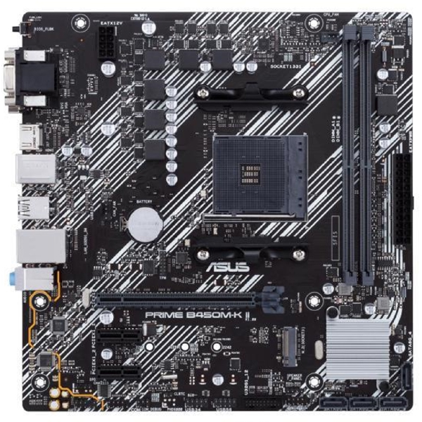 დედა დაფა Asus 90MB1600-M0EAY0 B450M-K II, AM4, DDR4, 64GB