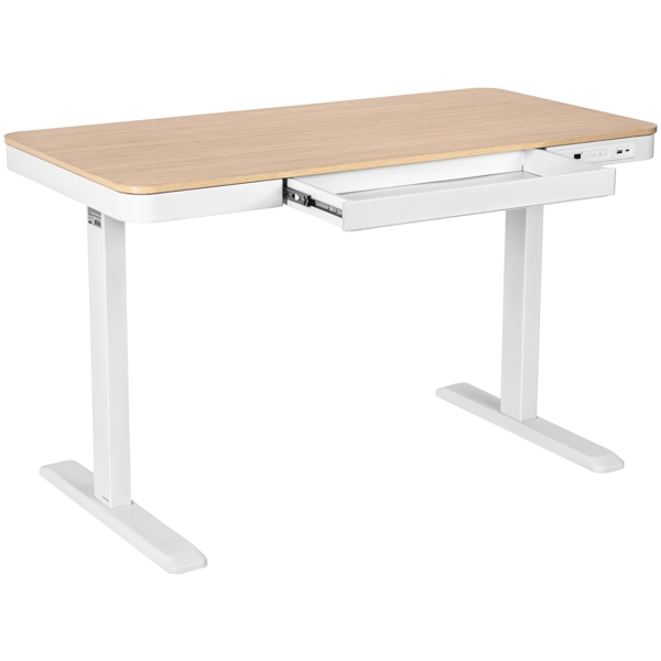 კომპიუტერის მაგიდა 2E 2E-CE218D-MOTORIZED, Computer desk, Beige