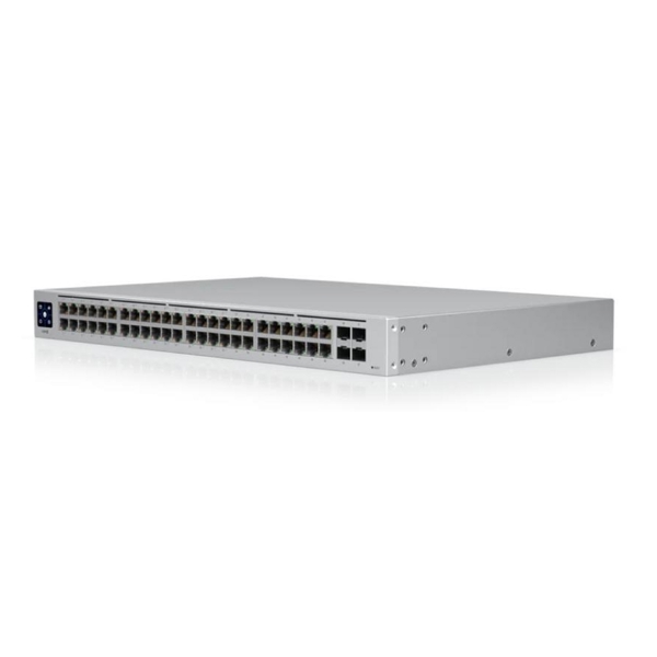 სვიჩი Ubiquiti USW-48-POE, 48-Port Gigabit, PoE+Switch, Silver