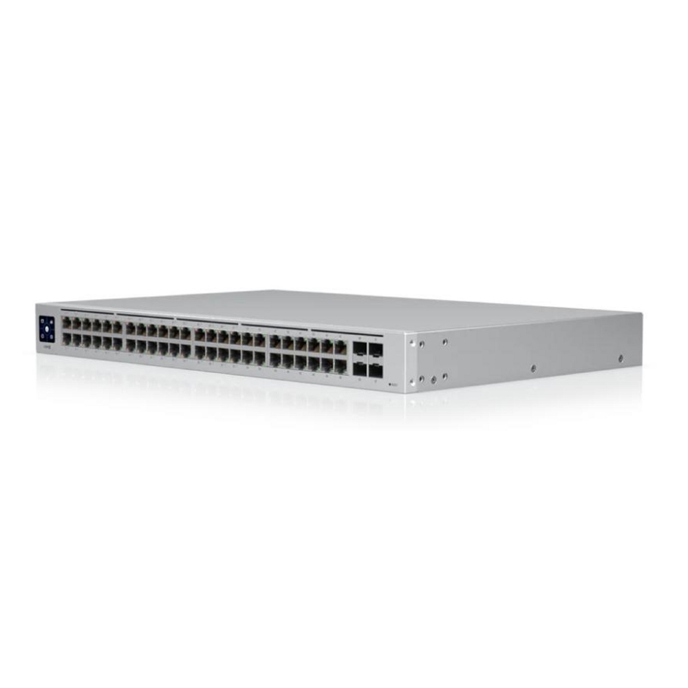 Ubiquiti USW-48-POE, 48-Port Gigabit, PoE+Switch, Silver