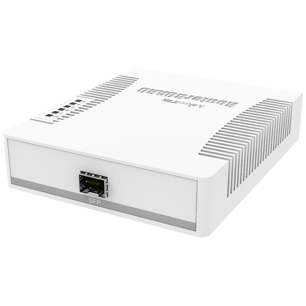 სვიჩი Mikrotik RB260GS, 5-Port Gigabit, PoE+Switch, White