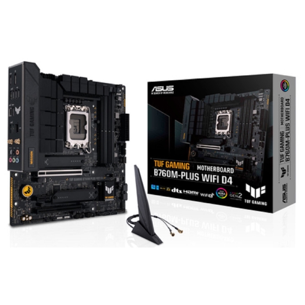 Asus TUF 90MB1DG0-M0EAY0 Gaming B760M-Plus, LGA 1700, DDR4, DIMM, 128 GB